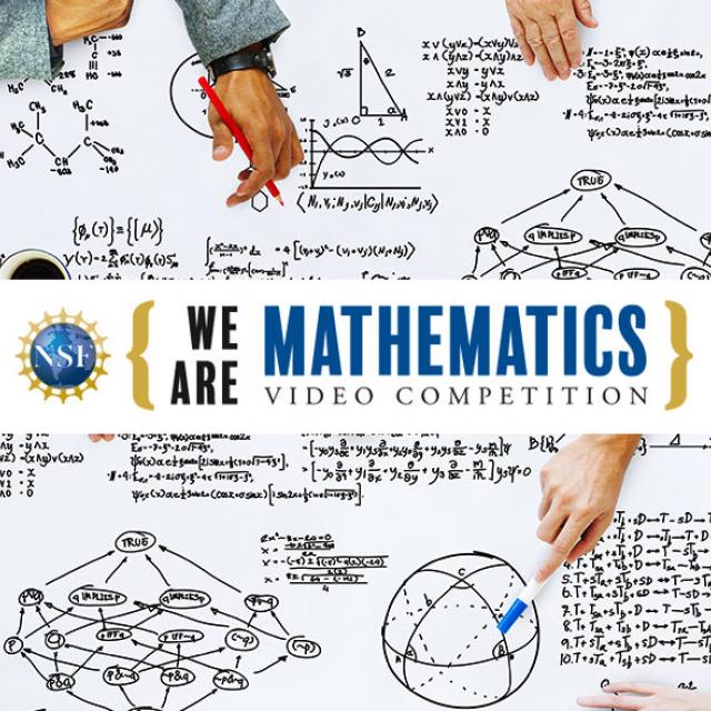 Logo for the "We Are Mathematics" Video Competition