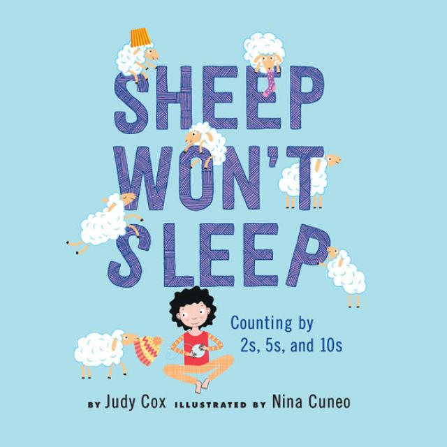 Book cover for "Sheep Won't Sleep"