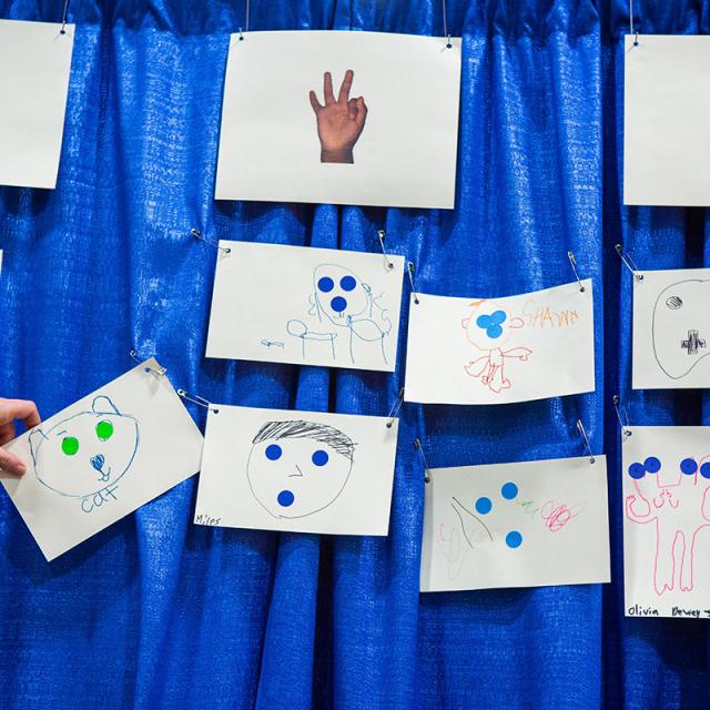 Child art work at 2019 festival