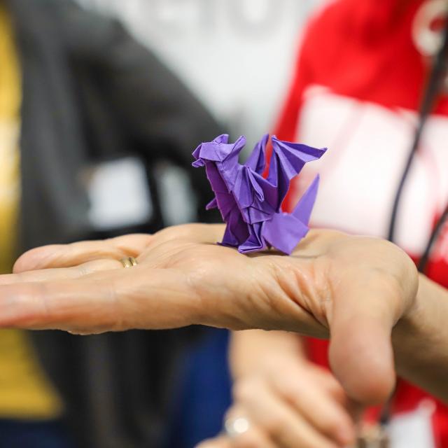 Origami Dragon - National Math Festival 2019