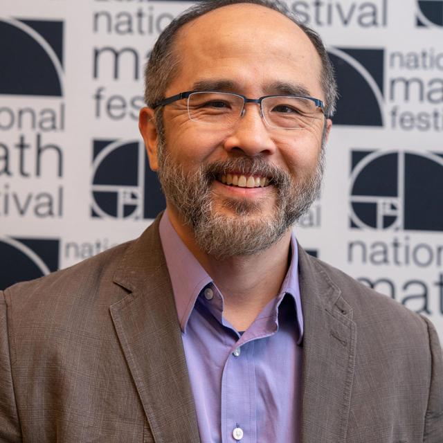 2019 Festival Presenter Francis Su smiles for a picture